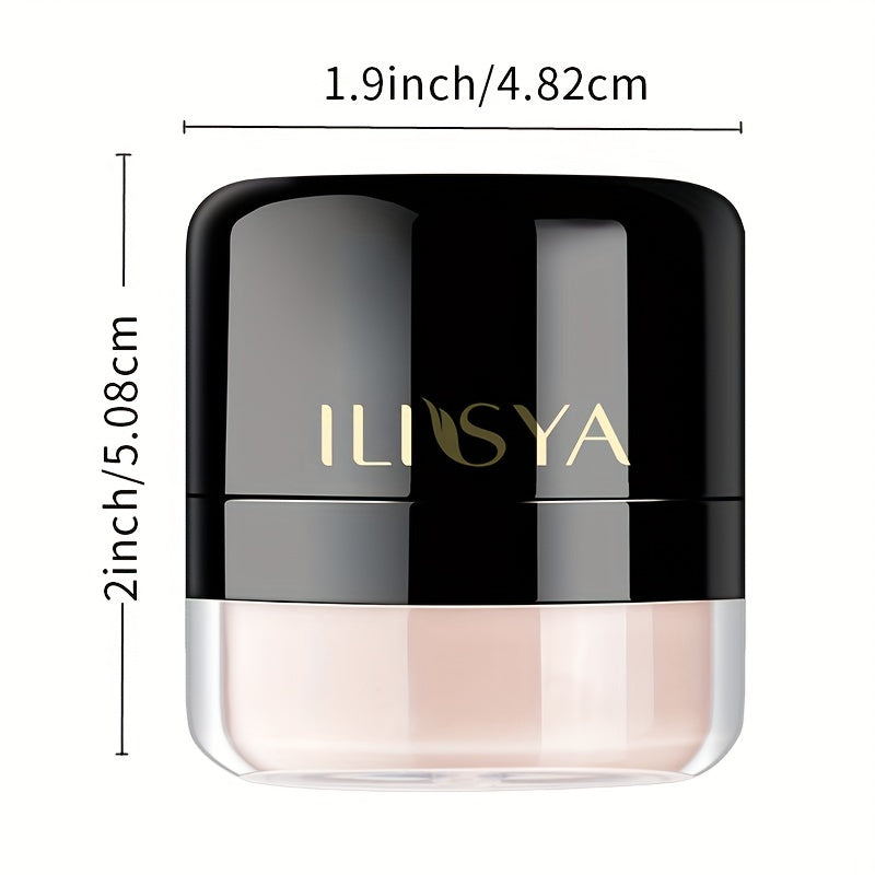 ILISYA Long-Lasting Loose Powder With Mushroom Head Makeup Foundation, Oil Control, Brightening Concealer, Waterproof And Sweatproof