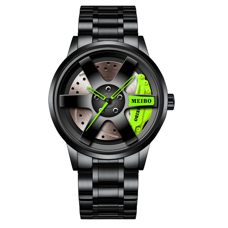Men's Quartz Watch, Round Circle Case Stainless Steel Wristwatch For Men, Ideal choice for Gifts