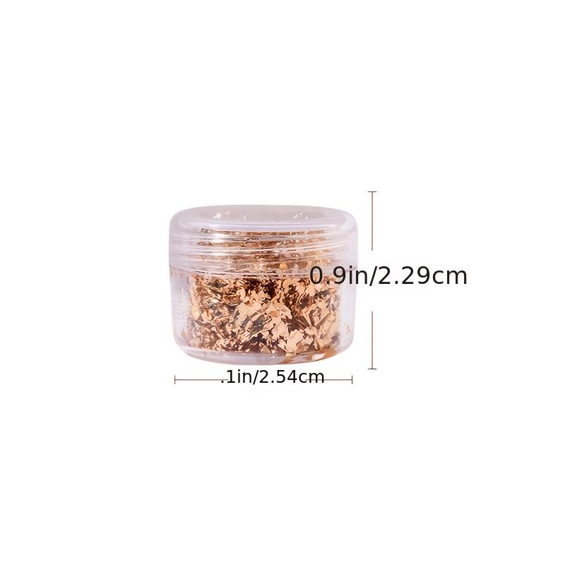 Golden Foil Flakes - Nail Foils Gold Foil For Nail Art, DIY Arts & Crafts, Epoxy, Tumbler, Face And Eye Makeup, Resin Jewelry