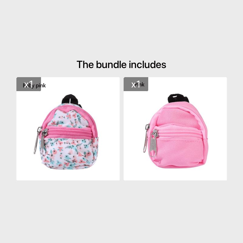 for LABUBU 11.81inch Doll 1/6 BJD Doll Mini Bag Backpack Mini Doll