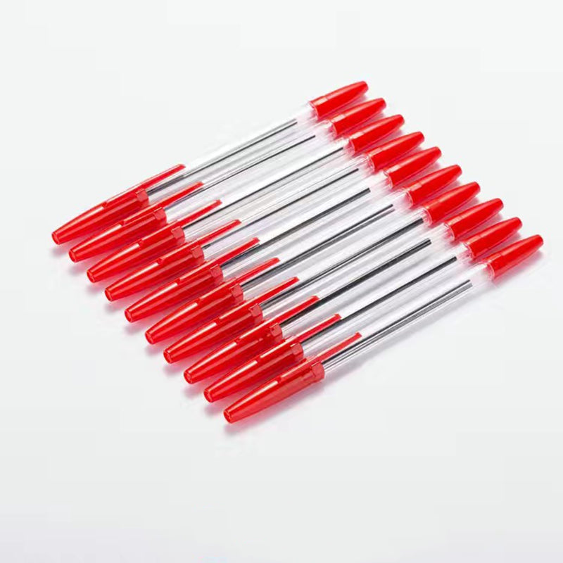 10-Pack Classic Ballpoint Pens, 0.7mm Bullet Tip in 3 Colors
